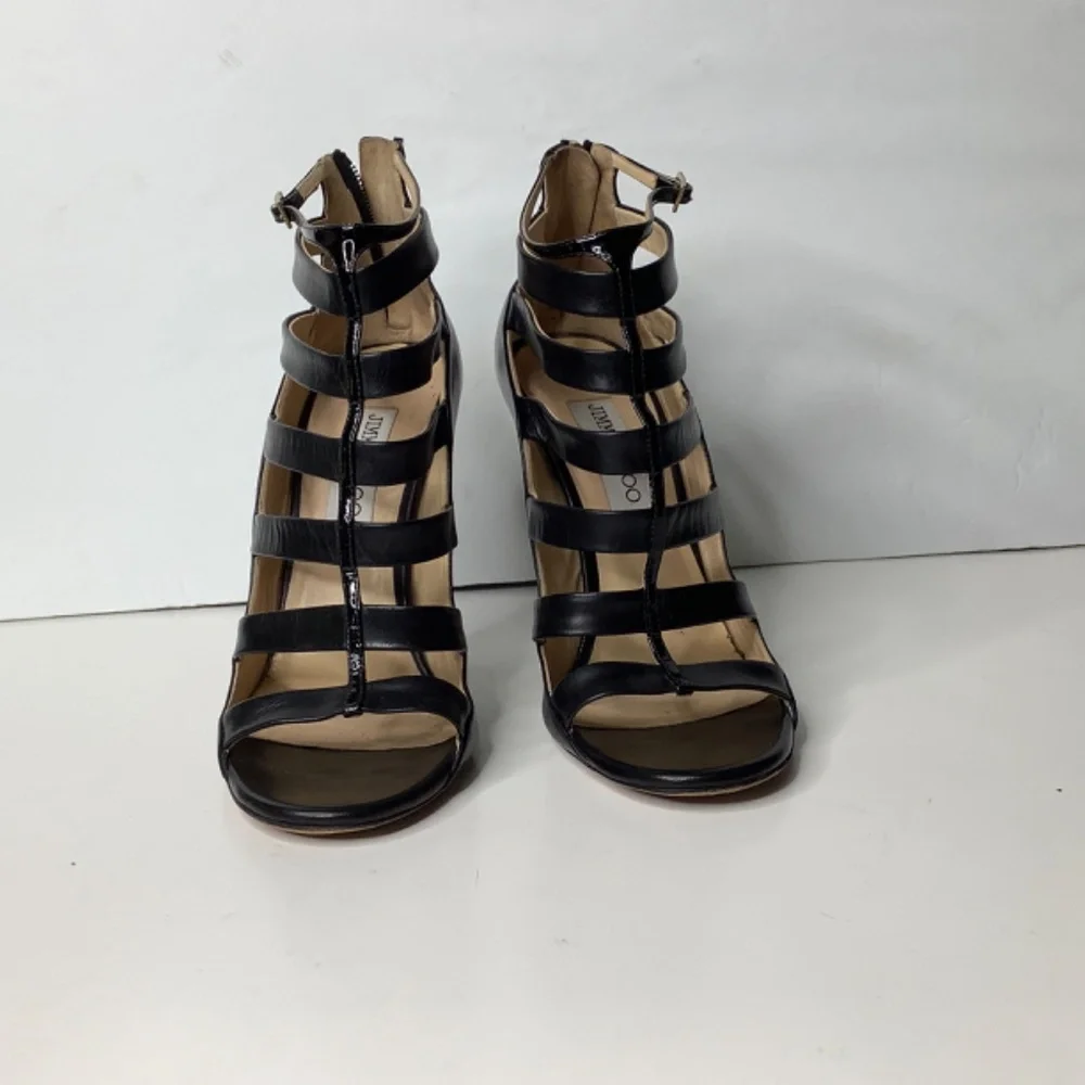 Jimmy Choo "Fathom" Caged Heel Sandals size 39 - Picture 15 of 16